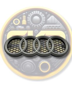 Emblema sigla Audi pentru grila tip fagure - imagine 3