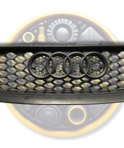 Alternative view of Emblema sigla Audi pentru grila tip fagure