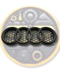 Emblema sigla Audi pentru grila tip fagure