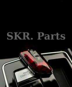 Overlay Premium pentru Cheie Auto VW / Seat / Skoda / Cupra – Mov Cameleon / Rosu Carbon Forjat Efect – Set 2 - imagine 5